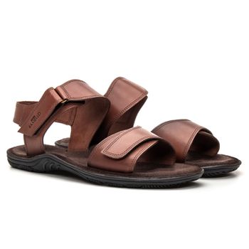 Sandália Masculina Nascar Naturale Mahogany Samello - SAMELLO