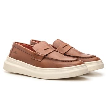 Mocassim Masculino Alfeu Comfort Batido Tam Samello - SAMELLO