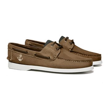 Deckshoes Masculino Reef Taupe Navy Samello - SAMELLO