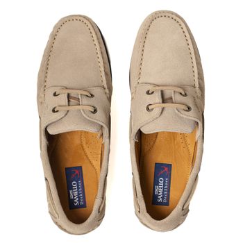Deckshoes Masculino Phoenix Camurça Khaky Foxton Samello - SAMELLO