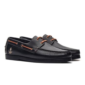 Deckshoes Masculino Still II Absolut Preto Samello - SAMELLO