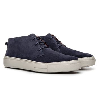 Casual Masculino Peron Camurça Navy Blue Samello - SAMELLO