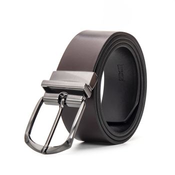Cinto Dupla Face Masculino Dancalf Preto/Mouro Samello - SAMELLO