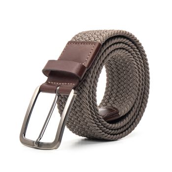Cinto Masculino Elástico Trançado Café/Soleta Trançada Samello - SAMELLO