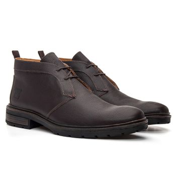 Bota Bull Dog Casual Masculino Proft Floater Café Samello - SAMELLO