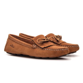 Drive Feminino Summer Nobuck Ferrugem Samello - SAMELLO