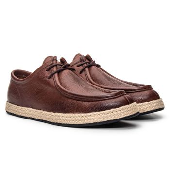Casual Masculino Nicolo Floater Conhaque Samello - SAMELLO