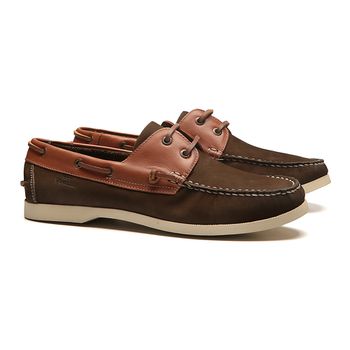 Deckshoes Masculino Kanoê Nobuck Oliva Naturalle Samello - SAMELLO