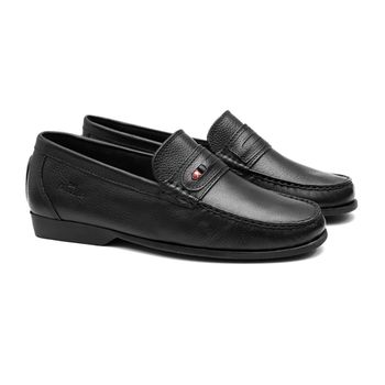 Mocassim Loafer Masculino Shelton Preto Samello - SAMELLO