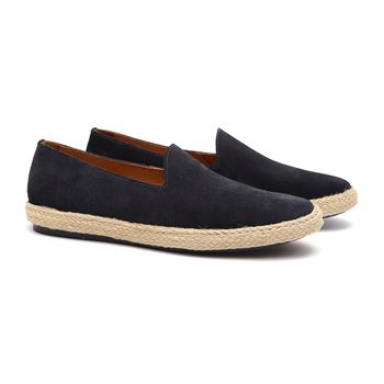 Loafer Casual Masculino Lupper Camurça Blue Samello - SAMELLO