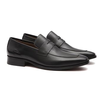 Loafer Social Masculino Mark Preto Samello - SAMELLO