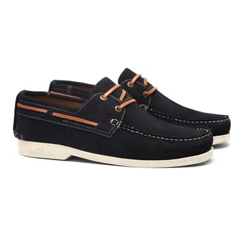 Deckshoes Masculino Santorim Sued Marinho Samello - SAMELLO