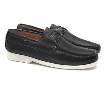 Soft Deckshoes Masculino Santorim Preto Samello - SAMELLO