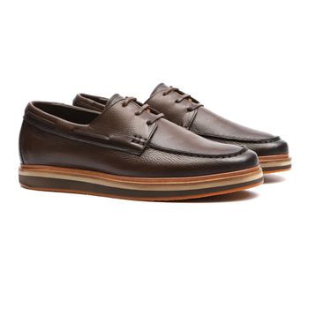 Sapato Casual Masculino Ilheus Floater Café Samello - SAMELLO