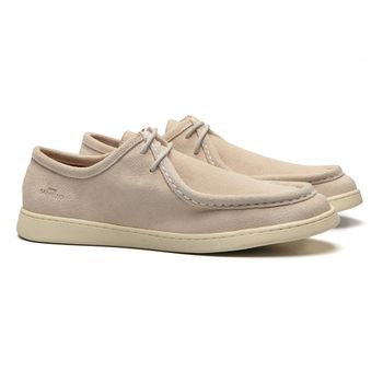 Casual Masculino Idaho Camurça Off Rose Samello - SAMELLO