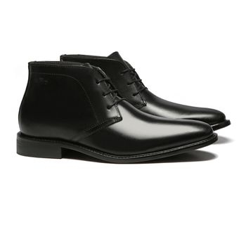 Bota Social Masculina Argo Preto Samello - SAMELLO