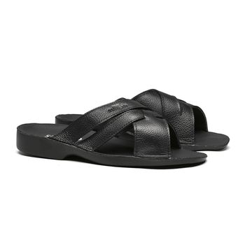 Sandália Masculina Marrocos Floater Preto Samello - SAMELLO