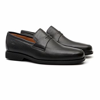 Mocassim Loafer Masculino Stors II Max Preto Napa Soft Samello - SAMELLO