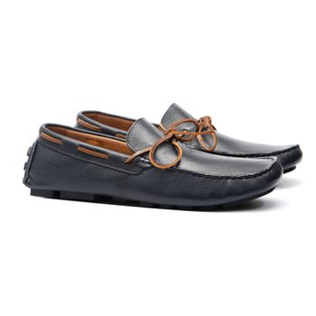 Drive Masculino Loafer Mocassim La Plata Marinho Samello - SAMELLO