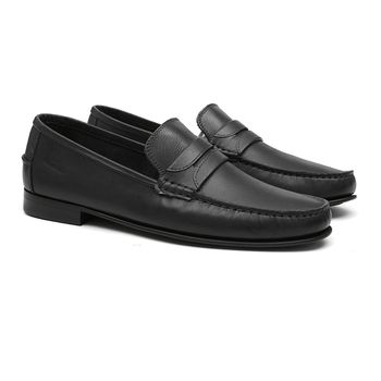 Mocassim Loafer Masculino Bossier Preto Samello - SAMELLO