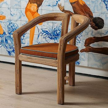 Cadeira Nolam Rattan - SANTAMARIA DESIGN E MOVELARIA
