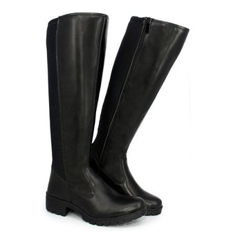 Bota Feminina Cano Longo Preto Eva - Sarah Machado Shoes