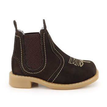 Bota Infantil Botina Texana Couro Legitimo Cawboy ... - Sarah Machado Shoes