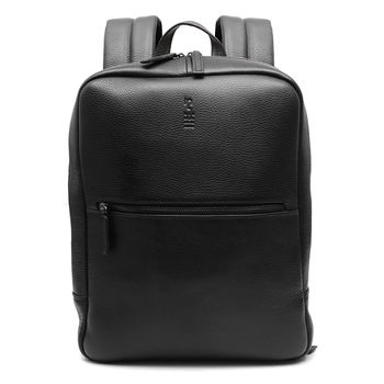 Mochila Porta Notebook Masculina Em Couro Preto - ... - SERGIO`S