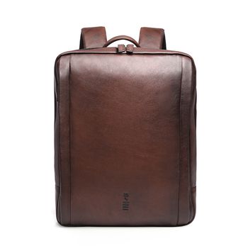 Mochila Porta Notebook Masculina Em Couro Marrom -... - SERGIO`S