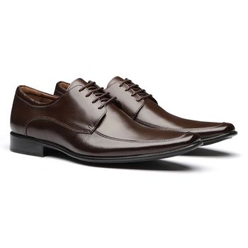 Sapato Derby Masculino Social Marrom - 0248 3554 B... - SERGIO`S