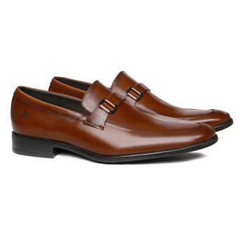 SAPATO MOCASSIM MASCULINO SOCIAL EM COURO WHISKY ... - SERGIO`S