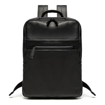  MOCHILA PORTA NOTEBOOK MASCULINA EM COURO PRETO ... - SERGIO`S