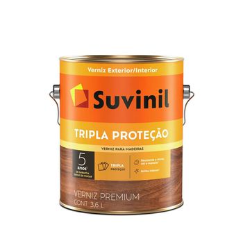 VERNIZ 3,6L TRIPLA PROTEÇÃO FILTRO SOLAR BRILHANTE NATURAL SUVINIL