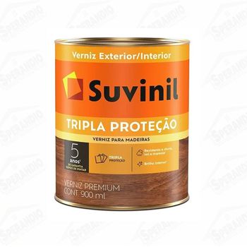 VERNIZ 900ML TRIPLA PROTEÇÃO FILTRO SOLAR BRILHANTE NATURAL SUVINIL