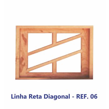 BÁSCULA RETA DIAGONAL EM ANGELIM PEDRA MACIÇO REF. 06