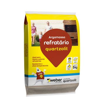 ARGAMASSA QUARTZOLIT 05KG REFRATARIO