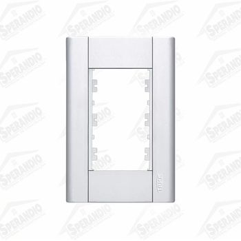 PLACA CEGA 4X2 3 MÓDULOS FAME MODULARE