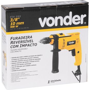 FURADEIRA 3/8 FIV595 127V VONDER 