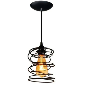 PENDENTE ARAMADO MOLA PRETO DESIGN NORDIC E-LED 11613