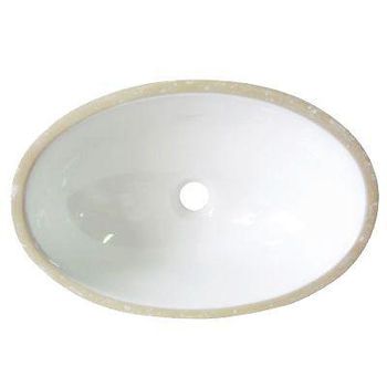 CUBA DE EMBUTIR 49X32,5 OVAL BRANCO LOGASA