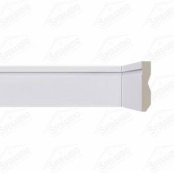 RODAPÉ POLIESTIRENO LEV72 RP/BR 70X13X2,40 FRISADO SANTA LUZIA