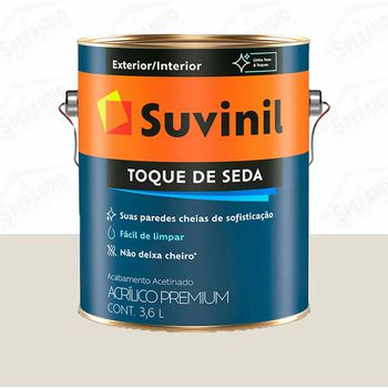 TINTA 3,6L SUVINIL ACRÍLICO TOQUE DE SEDA ACETINADO GELO 