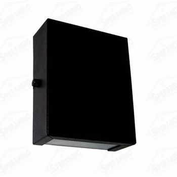 ARANDELA SLIM 2 FOCOS 12,5X10X4CM INTERNO/EXTERNO PRETO STARLUMEN