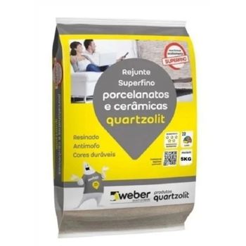 REJUNTE RESINADO QUARTZOLIT PARA PORCELANATO 5KG