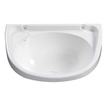 LAVATÓRIO PLASTICO PEQUENO BRANCO DURIN 40X27CM 3,5LT