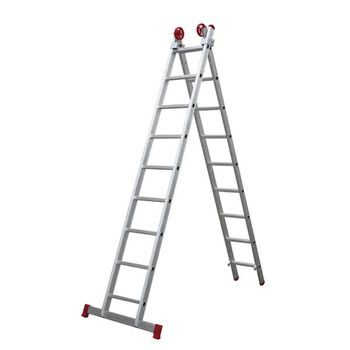 ESCADA ALUMINIO 2X11 BOTAFOGO 6,00M ESTENDIDA