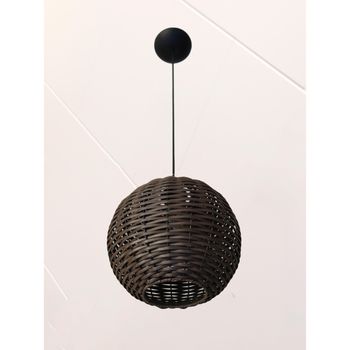 PENDENTE BOLA M TABACO