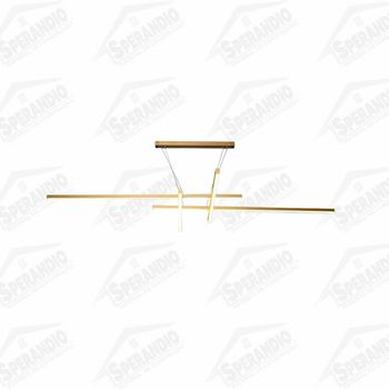 PENDENTE FULMINI BARRAS - DOURADO 