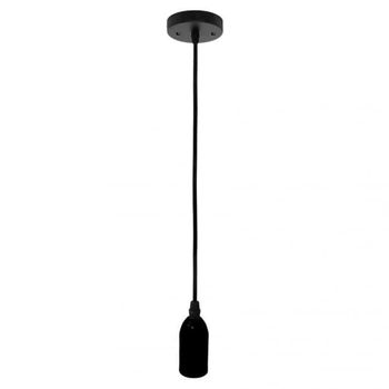 PENDENTE DOR METAL LONGO - PRETO