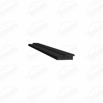 PAINEL RIPADO DE POLIESTIRENO - PRETO 2,80 METROS